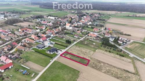 Działka 1000 m z pozwoleniem na budowę Mańkowice