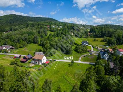 Targoszów działka 2350 m2 spokój las góry