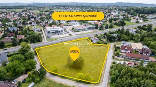 Atrakcyjny teren Tarnów przy drodze 94