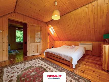 Dom przy ścianie lasu 170m od jeziora Mazury
