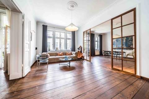 Designerskie 153 m2 balkony kamienica Jeżyce