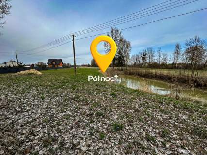 Działka ze stawem 2412 m Aleksandrów