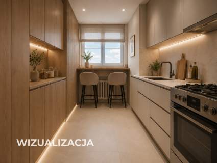 3 pokoje Widok na Wisłę Balkon