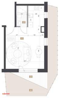 APARTAMENT 32,60m z prywatnym OGRODEM Premium Study Space