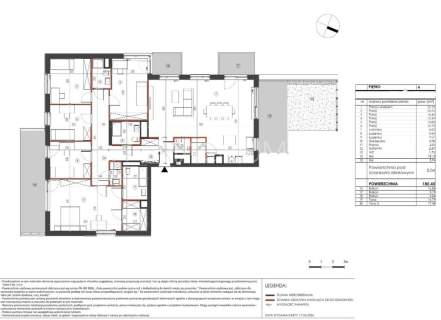 Unikatowy apartament 180,45 m 6 pokoi tarasy