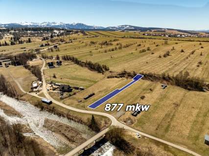 Działka budowlana Chochołów 877m2