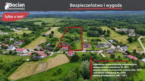 Działka pod rezydencję ze stawem i lasem -Kolbudy