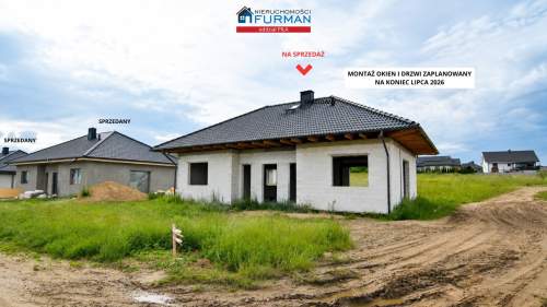 Szydłowo - Dom w stanie surowym - działka 851 m2