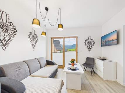 Apartament w Kościelisku z tarasem i widokiem na Czerwone Wierchy