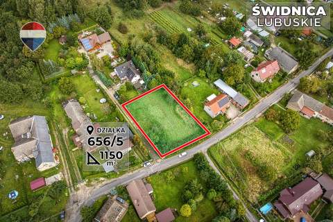 Działka budowlana 1150 m - blisko Zielonej Góry
