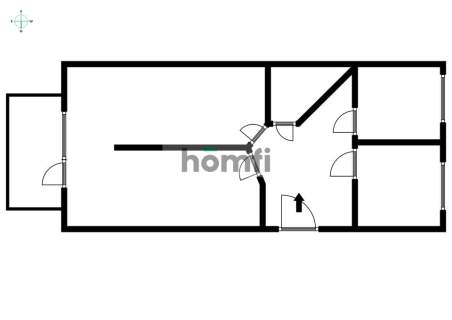 Przestronne mieszkanie 3pok 60m2, Andersena