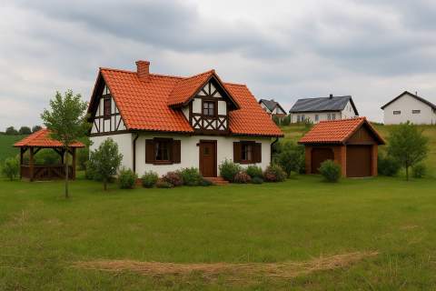 Mrągowo, działka 1300m2, Probark