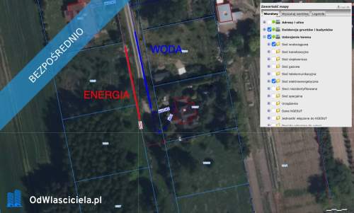 Działka Krze Duże 1139 m2 - w MPZP na cele zabudowy mieszkaniowej