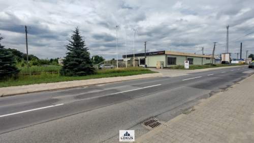 Działka usługowa zabudowana Bełchatów sprzedaż