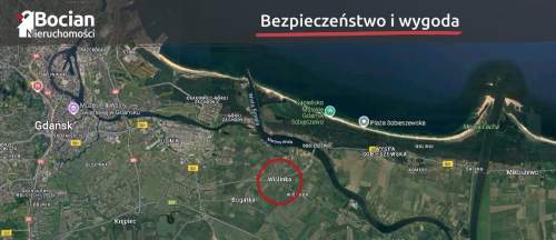 Nasłoneczniona działka blisko morza Wiślinka