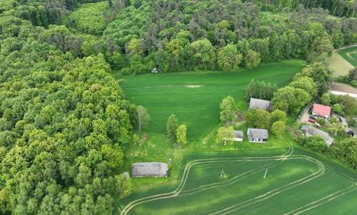 Siedlisko na polanie, pod stadninę lub agroturystykę, 30 min