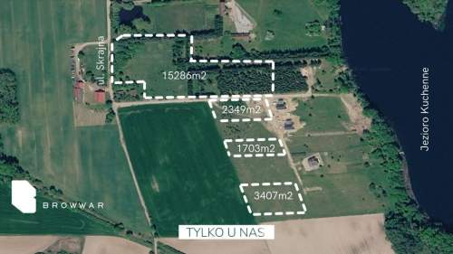 Działki z dostępem Jeziora Kuchennego, Wydane WZ