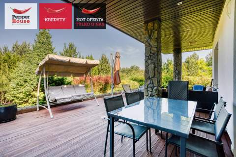 Dom wolnostojący w środku lasu 235m2 basen, sauna