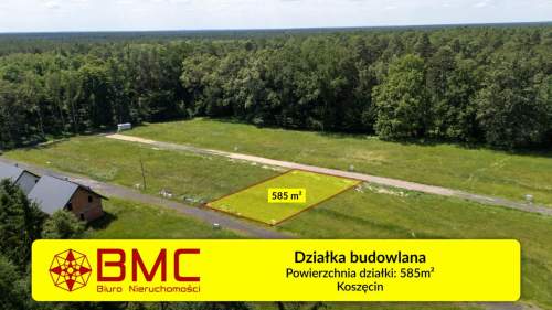 Działka 585m2 w środku lasu