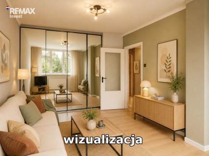 Balkon, zieleń i centrum miasta