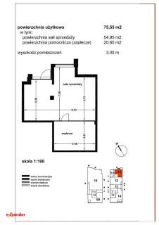 Lokal usługowy 74,04 m2 parter ul. Legnicka