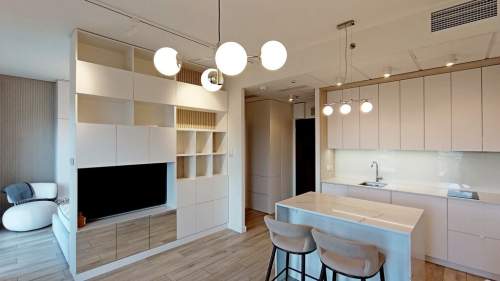 Apartament z balkonem, A/C i garażem-Kasprzaka 29