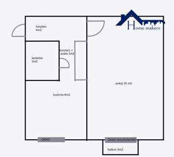Kawalerka 36 m Balkon Metro Stary Mokotów