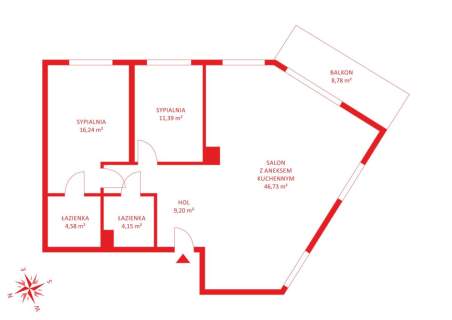 Apartament 92 m Panorama Gdańska Vista