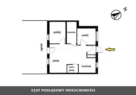Mieszkanie 3-pokojowe z ogródkiem 2x parking