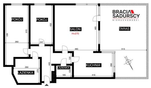 Apartament z tarasem i klimatyzacją Poznańska