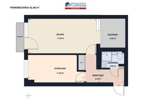 Mieszkanie 2-pokojowe centrum Piły 42,4 m2