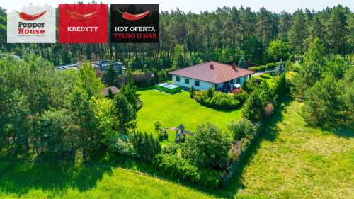 Dom wolnostojący w środku lasu 235m2 basen, sauna