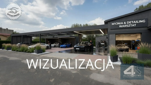Myjnia działki 981 m Potencjał biznesowy
