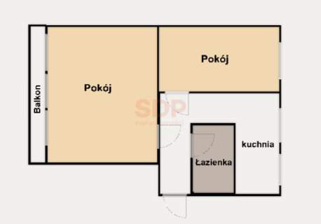 2 pokoje Balkon Piwnica Oddzielna kuchnia Cicha okolica