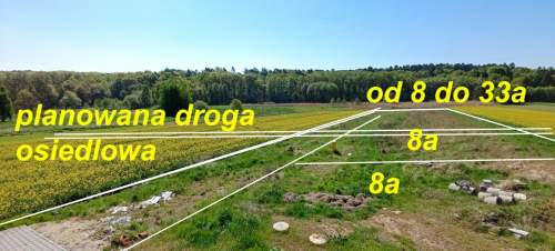 DZIAŁKI od 6 arów do 50 arów