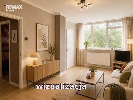 Balkon, zieleń i centrum miasta