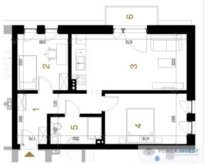 Nowe mieszkanie 3 pokojowe 2 piętro balkon