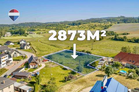 Działka budowlana 2.873 m , z mediami i dojazdem