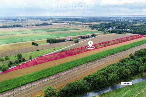 Działka 1,358 ha z opcją podziału Radostków