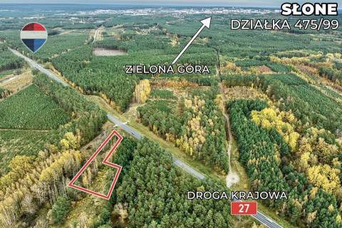 Na sprzedaż działka przy drodze nr 27 z MPZG