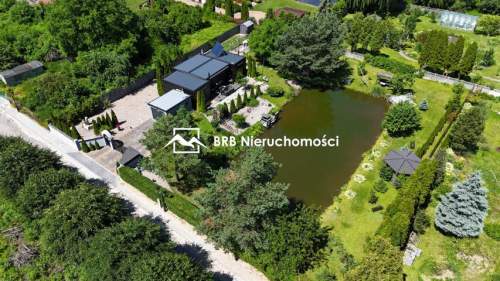 Dom z prywatnym stawem i plażą 2064 m2 Blisko Ciechocinka