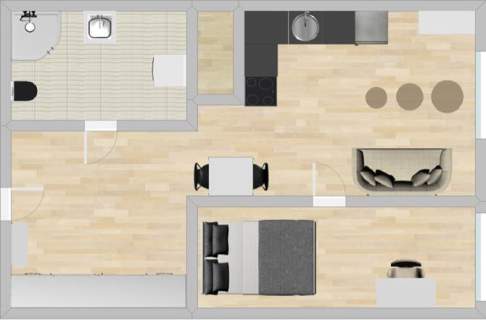 Kawalerka, pet-friendly - Żeromskiego 4/I