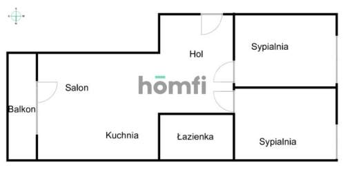3 pokoje Do wejścia Kliny