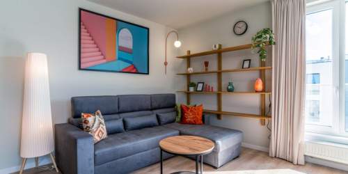 Apartament blisko morza i plaży z garażem.