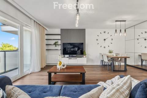 3 pokoje z balkonem i widokiem na stawy 72,5 m 