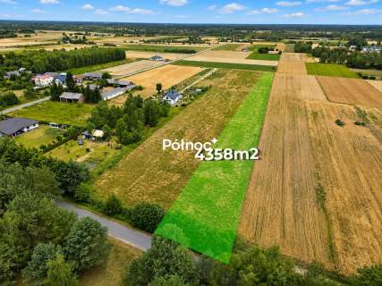 Działka nad jeziorem Kunów 4350 m 