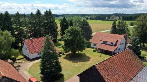 Siedlisko blisko jeziora Mamry
