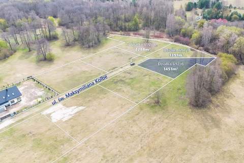 Działka budowlana 1451m2 z WZ, gm. Jaktorów