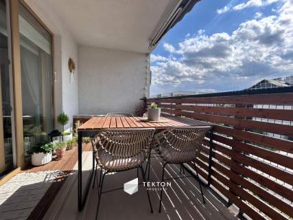 Dwa tarasy 12m2 i 13m2, prywatny parking