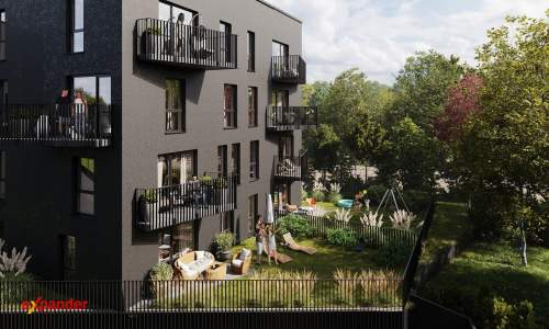 APARTAMENT 32,60m z prywatnym OGRODEM Premium Study Space